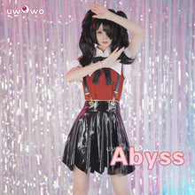 Load image into Gallery viewer, UWOWO Abyss Cosplay Needy Women Overdose Cosplay XS-3XL Black Leather Skirt Shirt Halloween Costumes Outfit Anime JK Uniform
