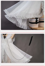 Load image into Gallery viewer, IN STOCK UWOWO Anime Mikku Cosplay Costume White Dress Full Set Mikku Chan Halloween Costumes White Dress Outfit