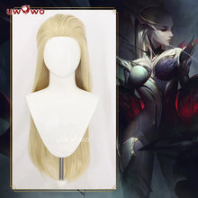 Load image into Gallery viewer, UWOWO Evelynn Wig Game League of Legends/LOL Coven Evelynn Cosplay Wig Lace wig Lace hair Long Hair Yellow Hair 90CM New Style
