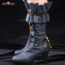 Load image into Gallery viewer, UWOWO Herta Shoes Boots Game Honkai Star Rail The Herta Witch Cosplay Shoes Boots with Accessory lloween Shoes