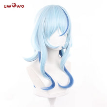 Load image into Gallery viewer, UWOWO Shorekeeper Wig Game Wuthering Waves WuWa Shorekeeper WuWa Cosplay Wig Long Hair Blue Hair Halloween Wig
