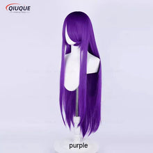 Load image into Gallery viewer, 73 Colors 100cm Long Straight Cosplay Wig Anime Compatible Universal Omopinenet Heat Resistant Synthetic Hair Wigs + Wig Cap