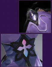 Load image into Gallery viewer, IN STOCK UWOWO Honkai Star Rail Black Swan Cosplay Costume Purple Dress Halloween costume