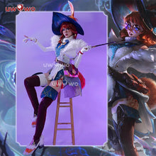 Load image into Gallery viewer, IN STOCK UWOWO League of Legends/LOL: Aurora Witch Bunny Champion Cosplay Costume With Tail Halloween Costume