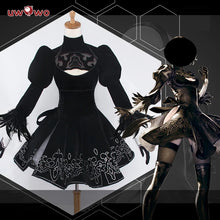 Load image into Gallery viewer, IN STOCK UWOWO Nierr:Automataa Yorhaa 2B Cosplay Game Costume Luxurious No.2 Type B Base 2B New Custom-Made Halloween Costumes