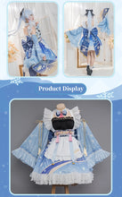 Load image into Gallery viewer, LAST BATCH UWOWO Ayaka Cosplay Maid Costume Genshin Impact Cosplay Maid Dress Maid Ver. Kamisato Ayaka Women Halloween Costumes