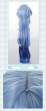 Load image into Gallery viewer, UWOWO Game Genshin Impact Ganyu Wig Gradient Long Hair Heat Resistant