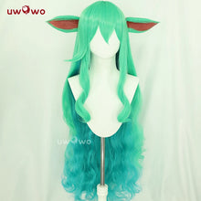 Load image into Gallery viewer, UWOWO Soraka Wig Game League of Legends/LOL: Star Guardian Soraka SG Cosplay Wig With Ear Long Hair Green 100CM Wig
