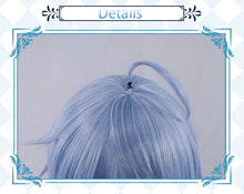Load image into Gallery viewer, PRE-SALE UWOWO Game Genshin Impact Ganyu Cosplay Wig 80cm Long Blue Gradient Gan Yu Cosplay Hair Wigs Gan Yu Cosplay Hair