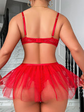 Load image into Gallery viewer, Sexy Lingerie Open Bra Crotchless Underwear For Sex Lace Sleepwear Lingerie Babydoll Bodysuit Lenceria Erotic Sexi Costumes