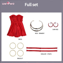 Load image into Gallery viewer, UWOWO Collab Series:Anime Panty Cosplay Costume Panty Red Dress XS-3XL Halloween Costume Christmas Costume