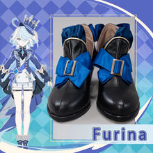 Load image into Gallery viewer, UWOWO Furina Cosplay Shoes Game Genshin Impact Furina Boots Focalors Hydro Archon Fontaine Rococo Style Cospaly Shoes