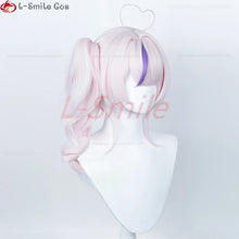 Load image into Gallery viewer, VTuber NIJISANJI lLUNA Maria Marionette Cosplay Wig 42cm Short Pink Ponytail Heat Resistant Synthetic Hair Party Wigs + Wig Cap