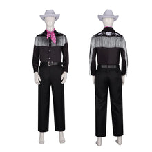 Load image into Gallery viewer, KEN Cosplay Costume with Hat Cowboy With Scarf Western Long Sleeve Fringe Shirt Halloween Cosplay For Mens B