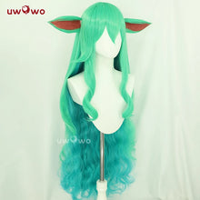Load image into Gallery viewer, UWOWO Soraka Wig Game League of Legends/LOL: Star Guardian Soraka SG Cosplay Wig With Ear Long Hair Green 100CM Wig
