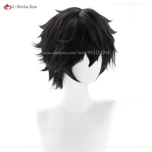 Load image into Gallery viewer, P3RE Amamiya Ren Cosplay Wig Black Wigs P5 JOKER Anime Cosplay Wig For Kurusu Akira Heat Resistant Synthetic Hair Halloween