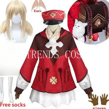 Load image into Gallery viewer, Klee Cosplay Costume Klee Outfits Dress Hat Wig Halloween Carnival Comic for Women Comic Con