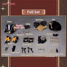 Load image into Gallery viewer, IN STOCK UWOWO Navia Cosplay Genshin Impact Navia Cosplay Costume Fontaine Rococo Style Dress Cosplay Halloween Costume