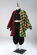 Load image into Gallery viewer, SBluuCosplay Tomiokaa Giyuu Cosplay Costume Haori Embroidery SR Quality TR Material