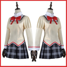 Load image into Gallery viewer, Anime Puella Magi Madoka Magica Akemi Homura Kaname Madoka Cosplay Costume Miki Sayaka Sakura Kyouko Campus Uniform Wig Shoe
