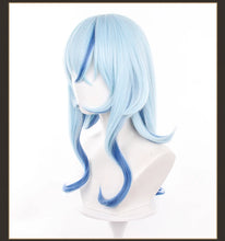 Load image into Gallery viewer, UWOWO Shorekeeper Wig Game Wuthering Waves WuWa Shorekeeper WuWa Cosplay Wig Long Hair Blue Hair Halloween Wig