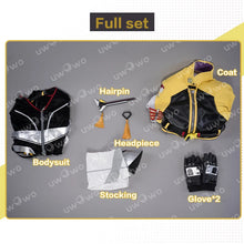 Load image into Gallery viewer, LAST BATCH UWOWO Genshin Impact Fanart Ningguang Auto Racing Suit Cosplay Costume