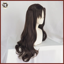 Load image into Gallery viewer, UWOWO Tohsakaa Rinn Cosplay Wig Ishtar Cosplay Wig Cosplay Wig 80cm Long Brown Double Tail