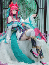 Load image into Gallery viewer, IN STOCK UWOWO LOL Ahri Cosplay Costume League of Legends Spirit Blossom Cosplay Ahri New The Nine-Tailed Foxx Halloween Oufit