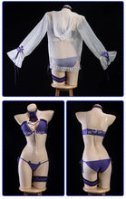 Load image into Gallery viewer, IN STOCK UWOWO Azur Lanee Cosplay Cheshire Swimsuit Summer Cosplay Costume Game Costume Halloween Costume