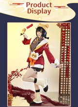 Load image into Gallery viewer, UWOWO Xiangling Cosplay Collab Series: Game Genshin Impact XiangLing New Year's Cheer outfit Lantern Rite Cosplay Costume Bag