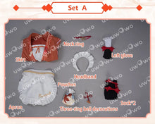 Load image into Gallery viewer, IN STOCK UWOWO Yoimiya Cosplay Maid Costume S-3XL Genshin Impact Fanart Cosplay Yoimiya Cosplay Yoimiya Maid Dress Halloween Cos