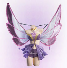 Load image into Gallery viewer, IN STOCK UWOWO Tecnaa Cosplay Anime Cosplay Costume Big Fairy Wings Cosplay Princes Costume Outfit Butterfly Halloween Costumes