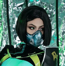 Load image into Gallery viewer, IN STOCK UWOWO Game Valorantt Viper Cosplay Costume with Face Mask Accessories Women Bodysuit Jumpsuit Halloween Costumes Suit