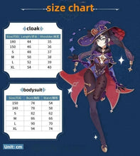 Load image into Gallery viewer, Anime Game Genshin Impact Mona Cosplay Kostum Women's Halloween Carnival Party Costume Wig Cosplay Uniform Sexy Dress