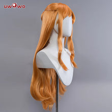 Load image into Gallery viewer, UWOWO Fanart Namii Chinese Dress Cheongsam Cosplay Wig Long Yellow Gold Hair 100cm Wig