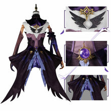 Load image into Gallery viewer, Anime Game Genshin Impact Fischl Cosplay Costume Purple Uniform Dress Dress Costume Halloween Carnival Party Carnival Set