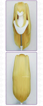 Load image into Gallery viewer, UWOWO Game Azurr Lanee x To Lovee Ruu Golden Darkness Cosplay Wig Long Yellow Hair Halloween Wig