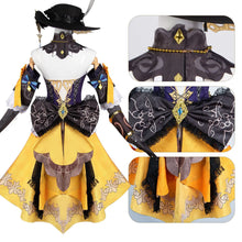 Load image into Gallery viewer, Genshin Impact Navia Cosplay Costume Full Set With Hat Cosplay for Women Dress Uniform Halloween Outfit Uniform Navia Cosplay