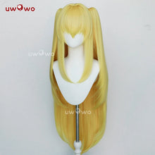 Load image into Gallery viewer, UWOWO Game Azurr Lanee x To Lovee Ruu Golden Darkness Cosplay Wig Long Yellow Hair Halloween Wig