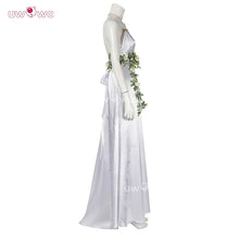 Load image into Gallery viewer, UWOWO Aerithh Cosplay Collab Series: 7 Rebirthh FF-7 Aerithh White Gown Cosplay Costume Woman Dress