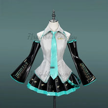 Load image into Gallery viewer, MIKUU Cosplay Mikku Formula Suits Cosplay Costume Woman Christmas Uniforms Sets Prop Wig Shoes Costumes Miku Cosplay