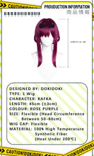 Load image into Gallery viewer, IN STOCK Kafka Cosplay Costume Game Honkai: Star Rail Cosplay DokiDoki-SR Honkai Kafka Women Halloween Costume Kafka Wig Shoes