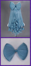 Load image into Gallery viewer, UWOWO Yumemizuki Mizuki Wig Game Genshin Impact Yumemizuki Mizuki Cosplay Wig With Bow Long Dark Blue Hair