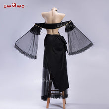 Load image into Gallery viewer, IN STOCK UWOWO CC Cosplay Game Codee Geasss: C.C. CC Black Gown Cosplay Costume Party Dress Halloween Costume