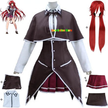 Load image into Gallery viewer, Anime High School D×D DxD Rias Gremory Cosplay Costume Wig Cloak Top Skirt Adult Sexy Woman Child Uniform Hallowen Suit