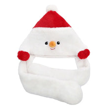 Load image into Gallery viewer, Creative Kawaii Cosplay Party Hat Christmas Novelty Cap Ear Moving Hat Santa Game Hat Jumping Up Cap