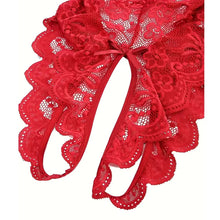 Load image into Gallery viewer, Transparent Sexy Lingerie For Women 18 Hot Erotic Underwear Sexy Costume Lace Open Crotch Lingerie Set Bodysuit Lingerie