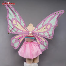 Load image into Gallery viewer, IN STOCK UWOWO Bloomm Enchantixx Flora Cosplay Costume Big Fairy Wings Cosplay Outfit Butterfly Fairy Women Wing