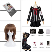 Load image into Gallery viewer, Kuran Yuki Cosplay Anime Vampire Knight Costume Wig Socks Kurosu Yuki School Uniform JK Sailor Dress Suit