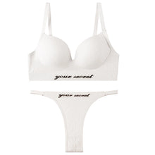 Load image into Gallery viewer, Sexy Seamless Tops Set High Waist Panties Women Wireless Underwear Suit Soft Padded Bras Set Backless Bralette Lingerie
